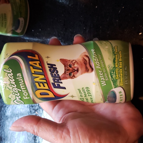 7X HP New. 3 8oz Bottles of Dental Fresh Orig Formula Cat Dental Water Additive - Picture 2 of 2